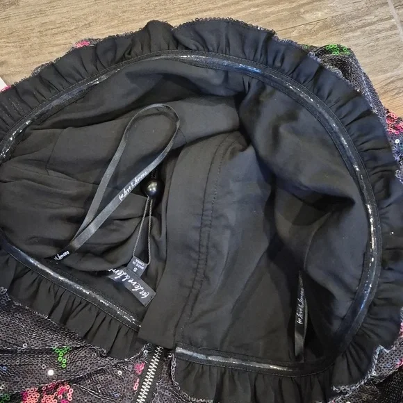 For Love & Lemons Every Rose Sequin Strapless Lined Mini Dress, Size Small - Picture 7 of 11